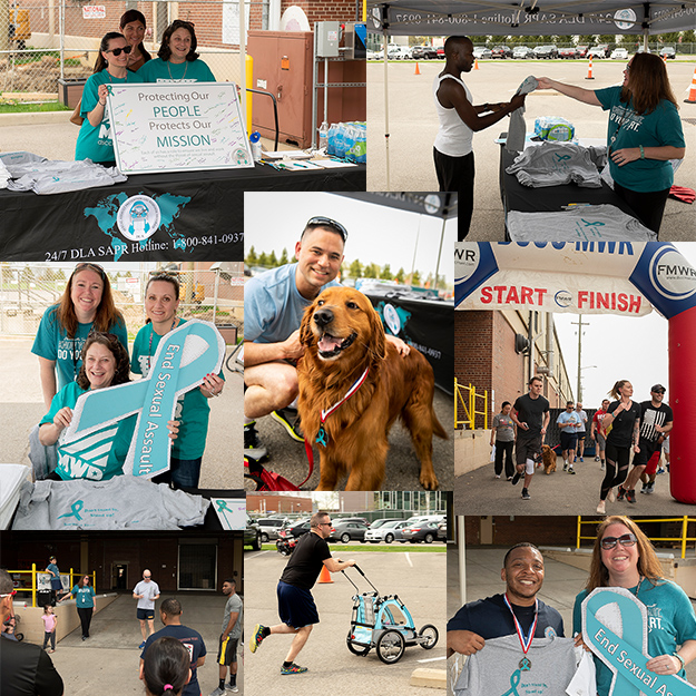 Photo collage of SAAPM 5K run event Photo collage of SAAPM 5K run event